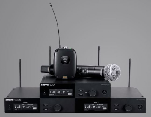 Shure draadloos microfoon systeem