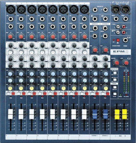 Soundcraft EPM8 mengpaneel
